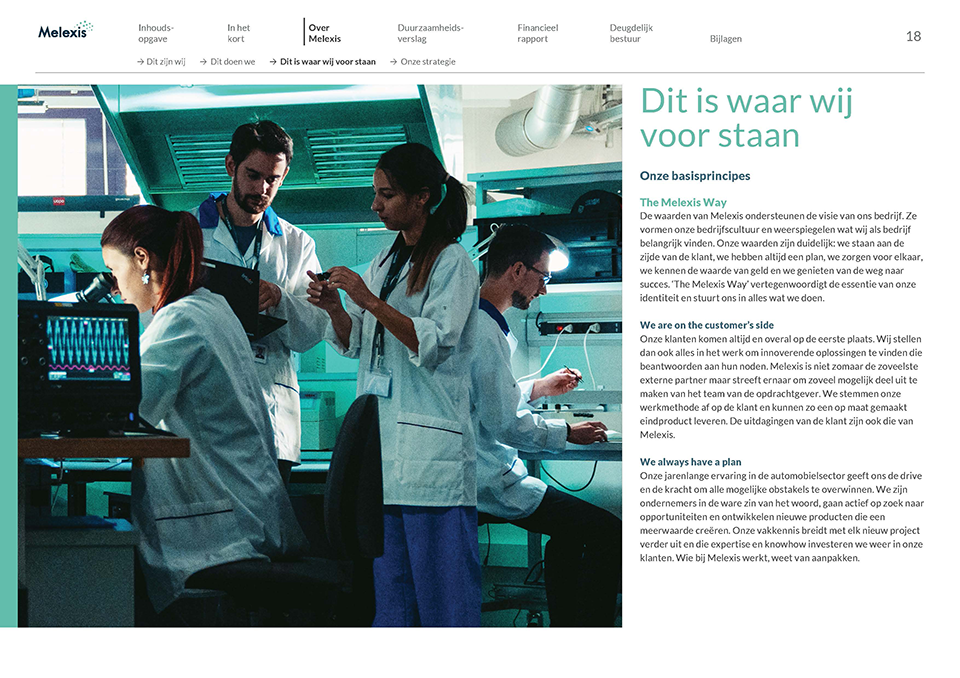 2024 Annual Report Melexis NL Pagina 4