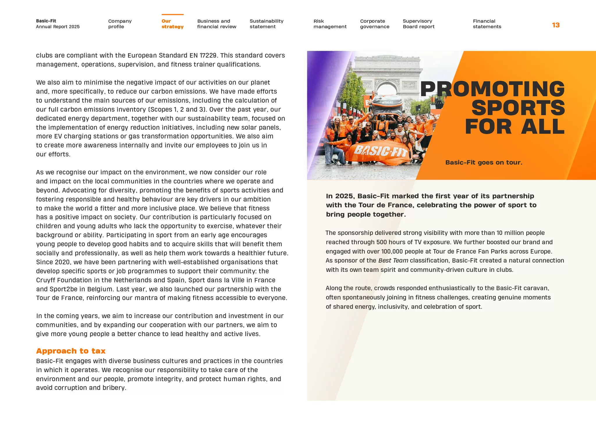 Annual Report 2025 Basic Fit N.V. 13