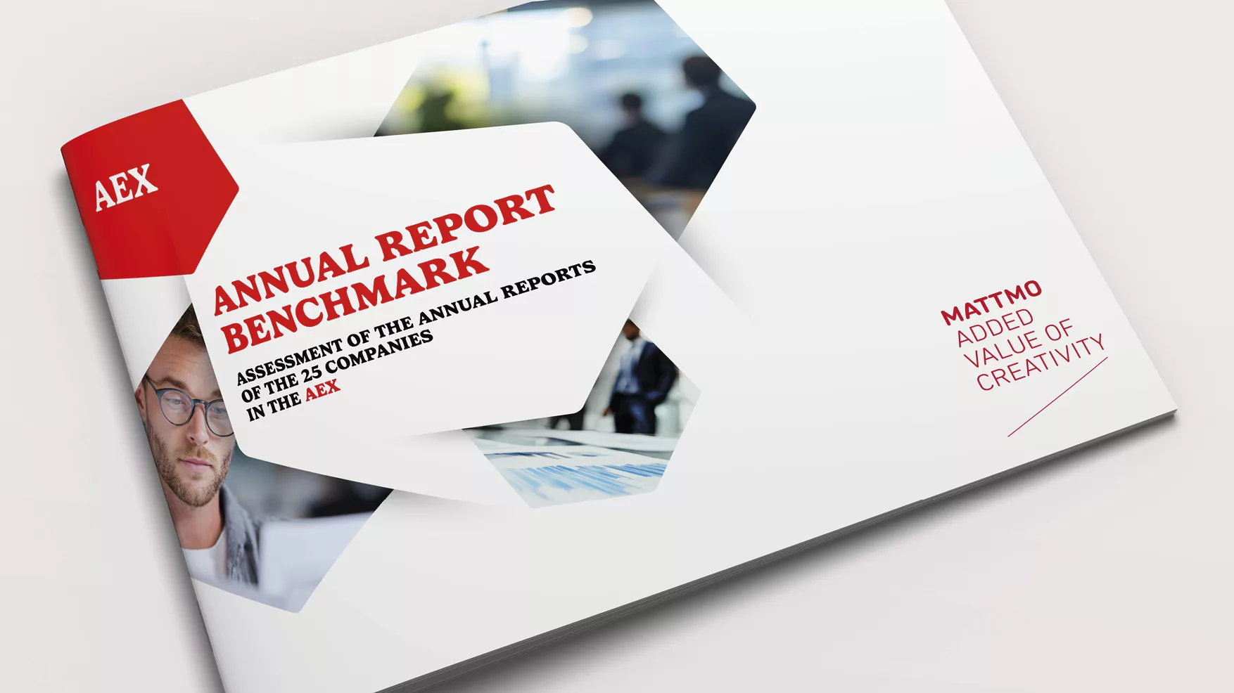 Mattmo Creative - Amsterdam | Annual Report Benchmark AEX AEX Cover mockup AR benchmark