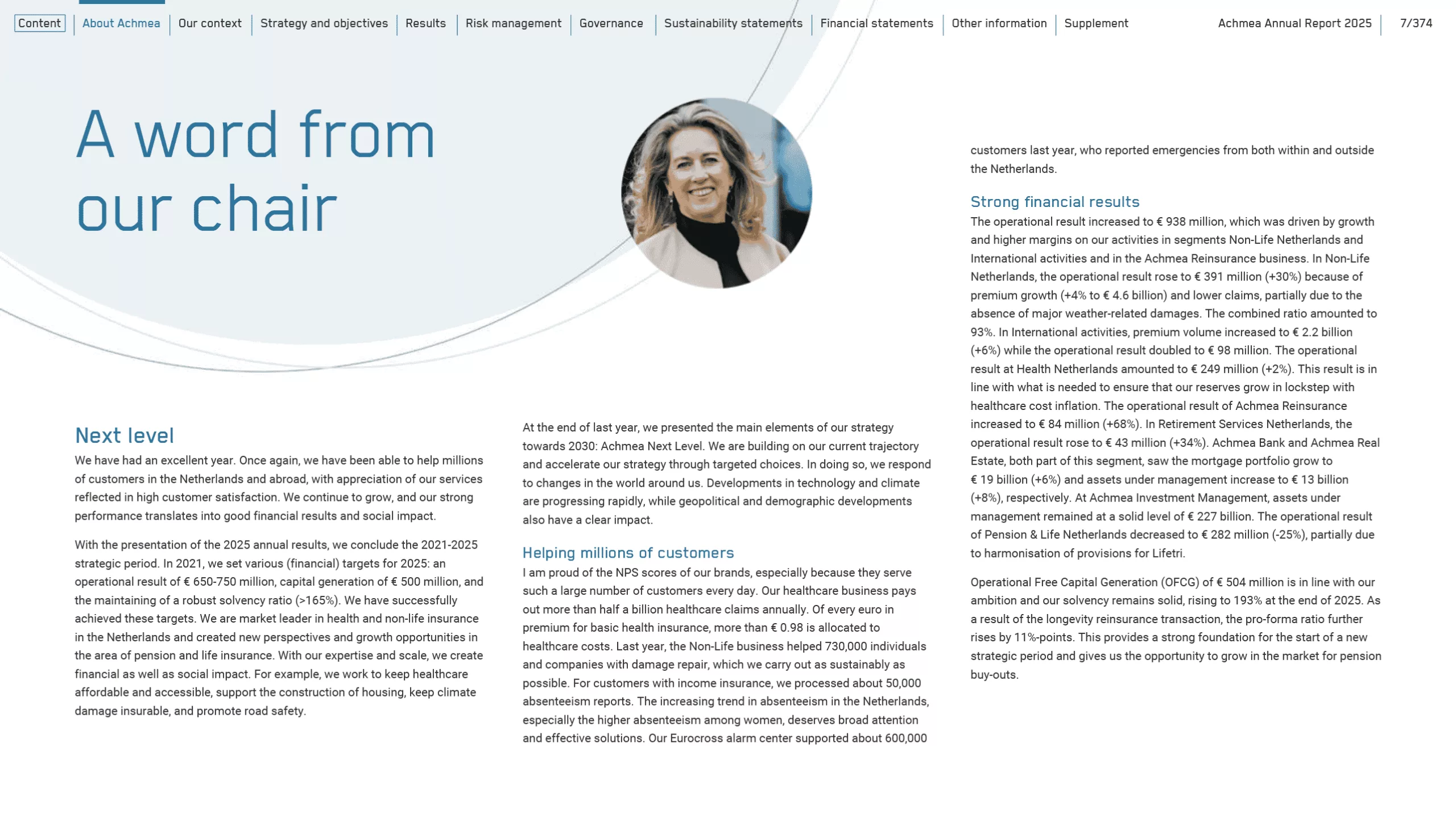 Annual report Achmea BV 7 scaled